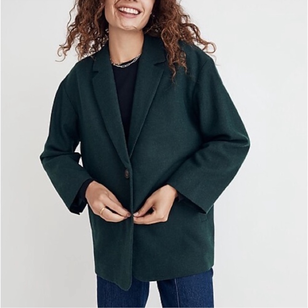 NWT Madewell Brushed Oversized Dorset Blazer - Size 2XL - Picture 2 of 10